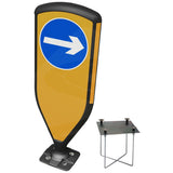 Retroreflective Reboundable Self-Righting Bollard