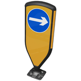 Retroreflective Reboundable Self-Righting Bollard