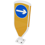 Retroreflective Reboundable Self-Righting Bollard