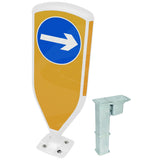 Retroreflective Reboundable Self-Righting Bollard