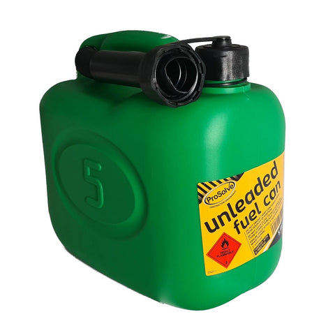 Green Plastic Fuel Can