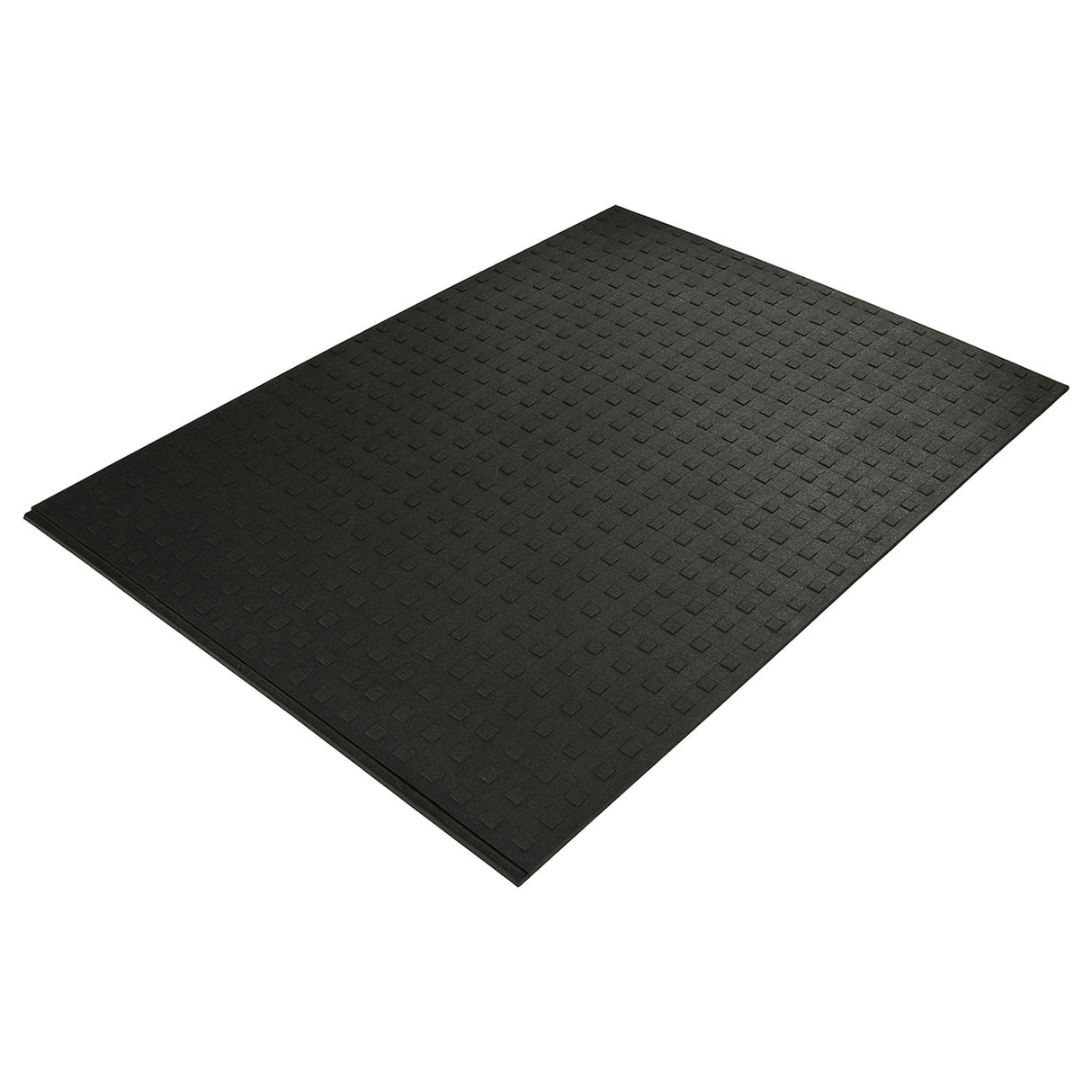 Black rubber mat