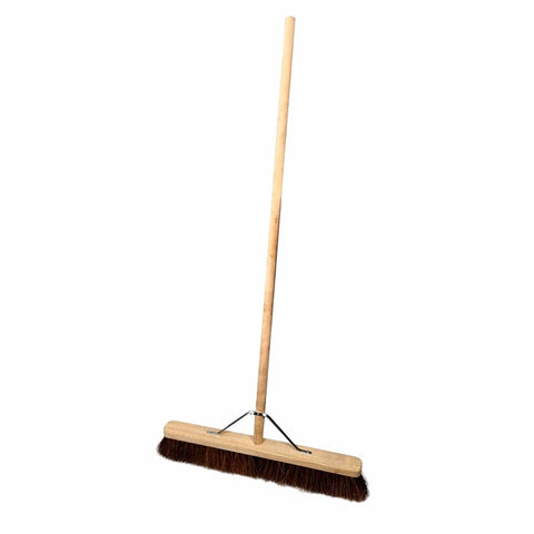 Heavy Duty Platform Broom and Handle