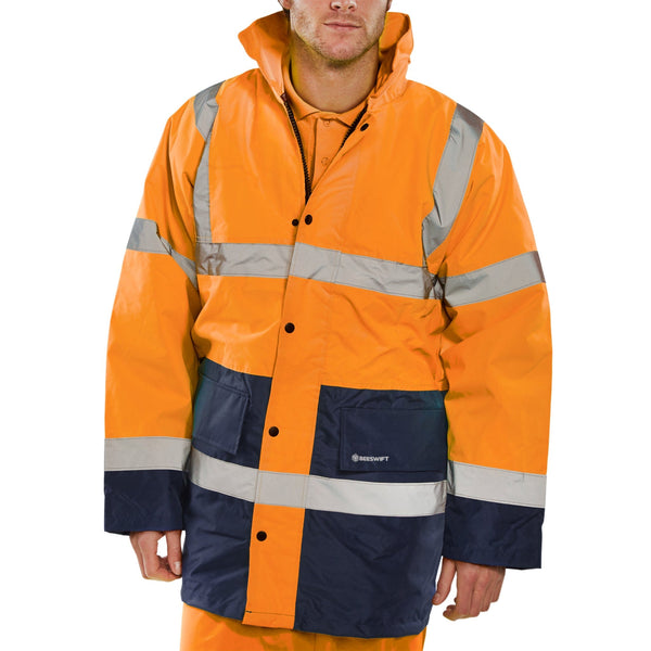 Hi-Vis Fleece Lined Traffic Jacket main image 0