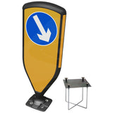 Retroreflective Reboundable Self-Righting Bollard