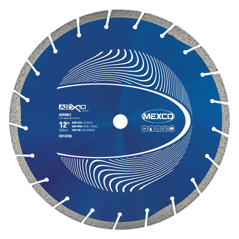 Mexco ASX10 Asphalt Diamond Blade