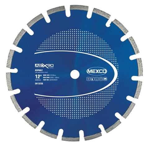 Mexco ASX90 Asphalt Diamond Blade
