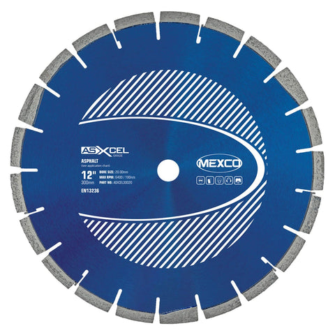 Mexco ASXCEL Asphalt Diamond Blade