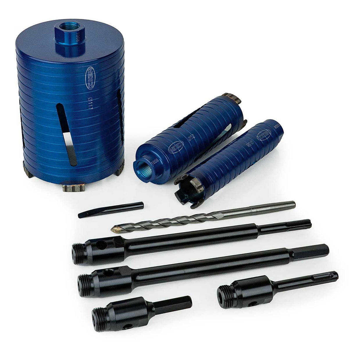 Mexco DCXCEL 9pc Dry Core Drill Kit