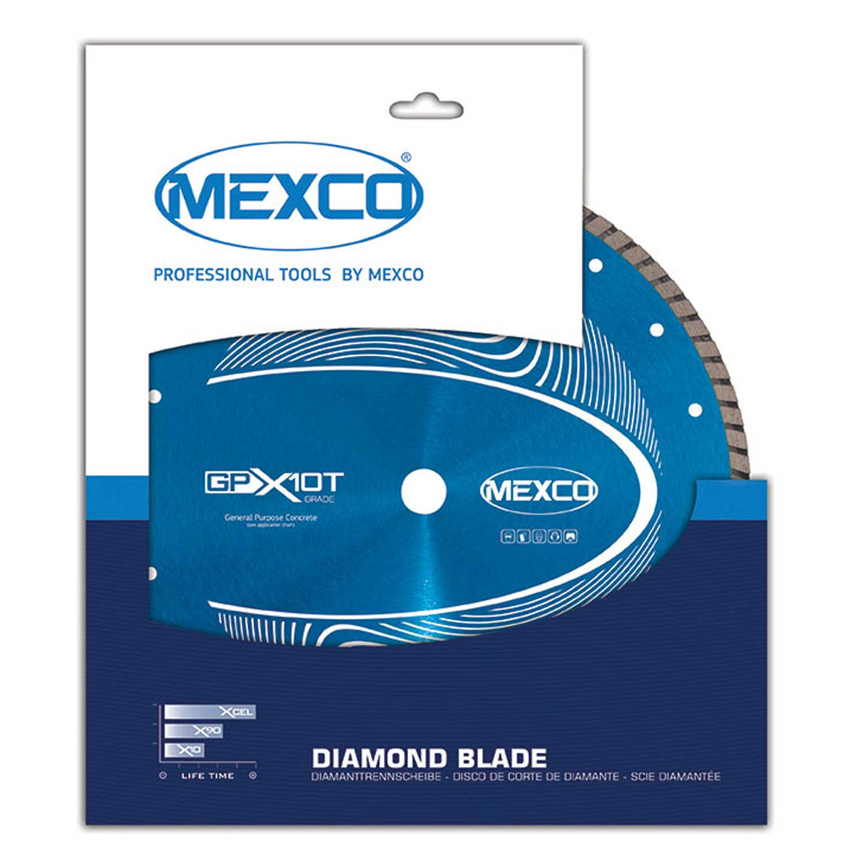 Mexco GPX10 GP Concrete Turbo Diamond Blade