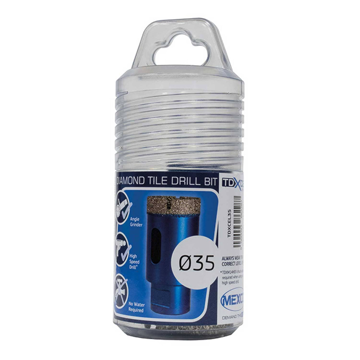 Mexco TDXCEL Slotted Barrel (M14 Fit) Tile Drill Bits