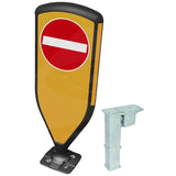 Retroreflective Reboundable Self-Righting Bollard