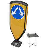 Retroreflective Reboundable Self-Righting Bollard