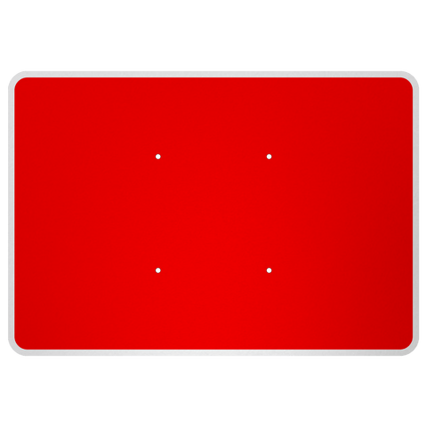 Blank 1050x750mm Quick-Fit Sign Face (Face Only)
