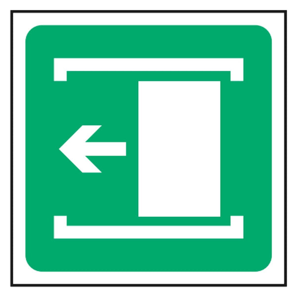 Safe Condition Fire Safety Signs - Slide To Open (reversible) 