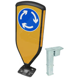 Retroreflective Reboundable Self-Righting Bollard