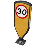 Retroreflective Reboundable Self-Righting Bollard