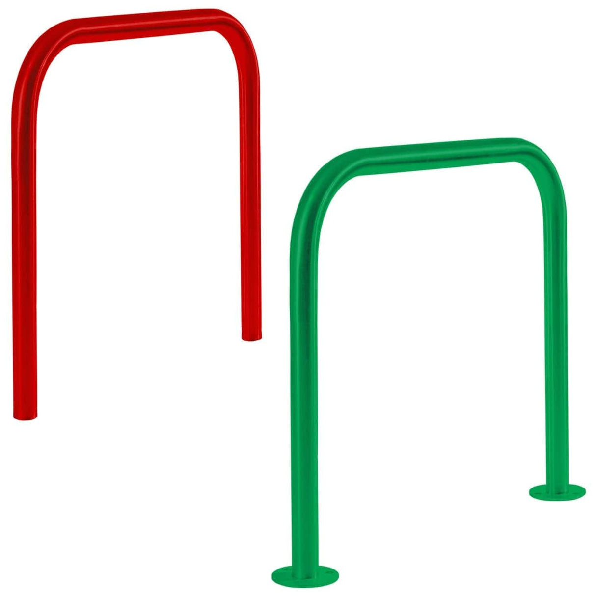 Stainless steel Sheffield Bike Stand, durable cycle parking solution, outdoor use.