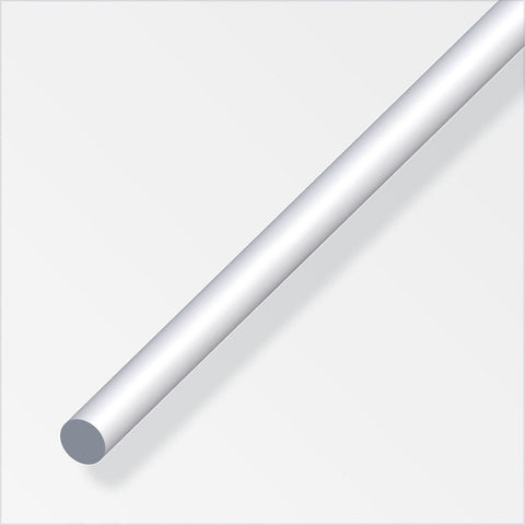 Silver Aluminium Round Bar