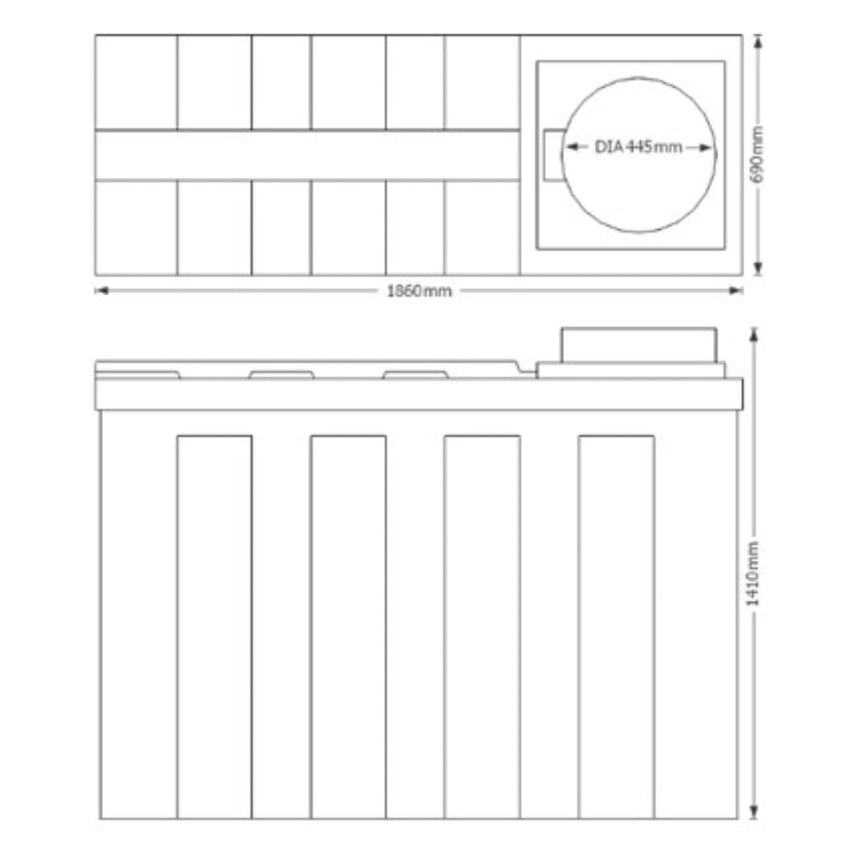 Bunded Adblue Tank