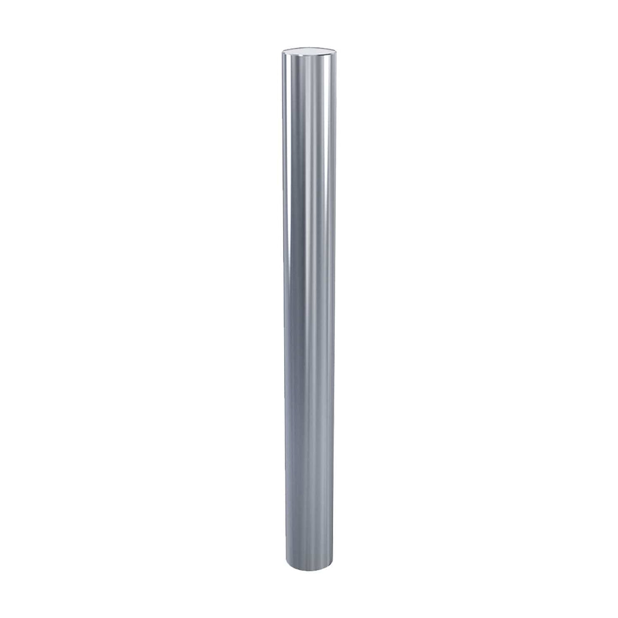 Plain Round Stainless Steel Bollard 1000mm Above Ground
