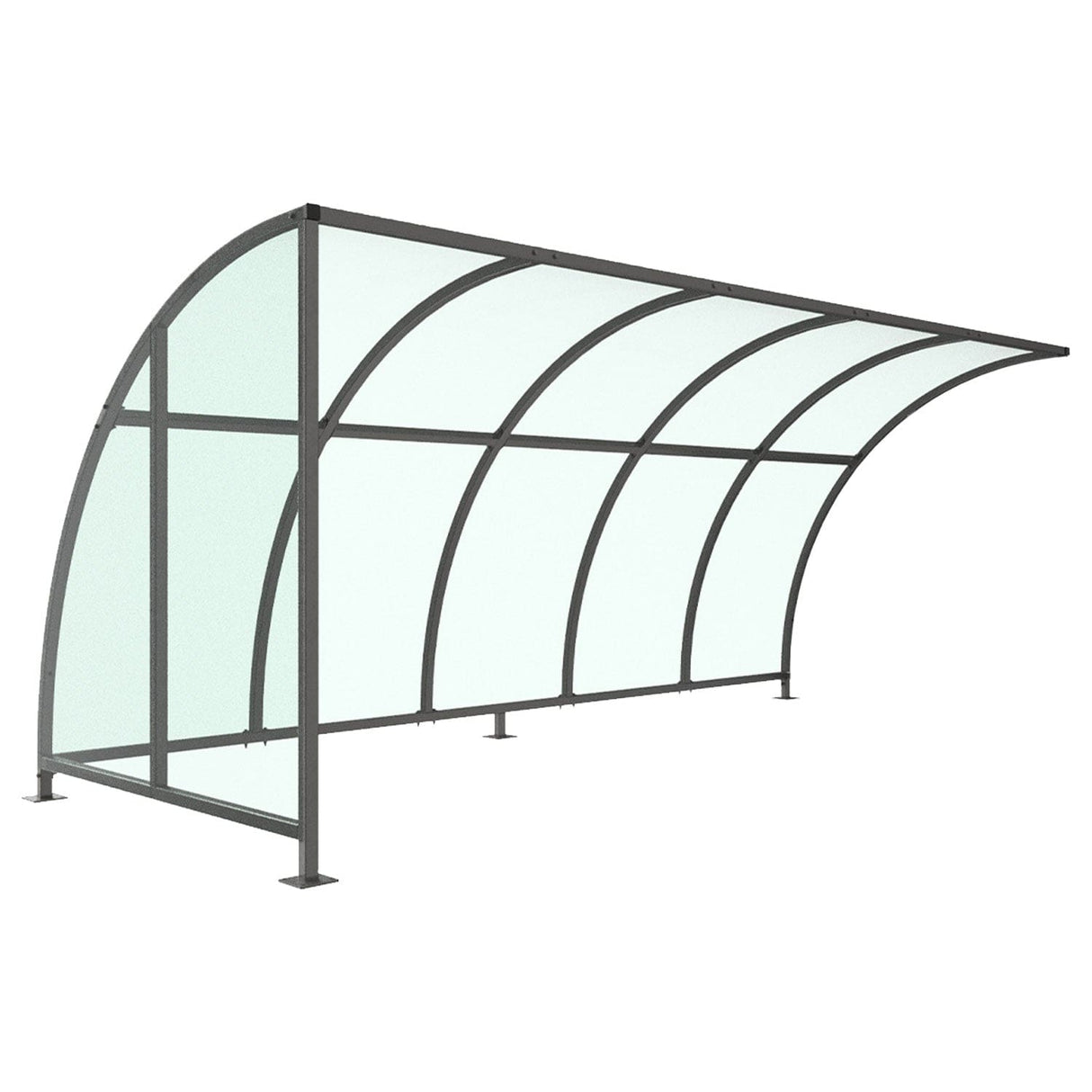 stratford-bike-shelter-clear-roof-outdoor-bicycle-cycle-secure-steel-commercial-weatherproof-durable-enclosure-schools-university-college-flanged-base-plates-bolt-down-galvanised-extension-bay