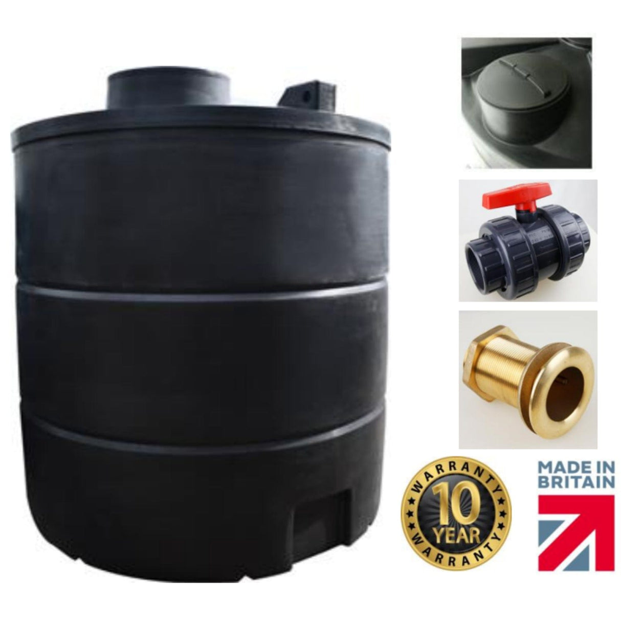 Cylindrical Storage Water Tank