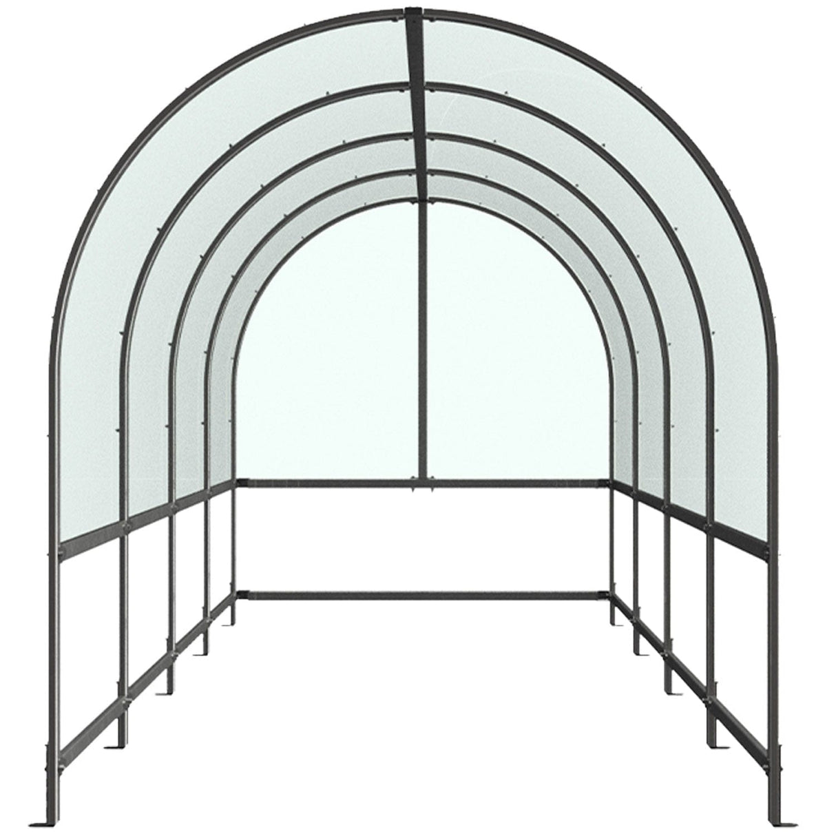 Single Bay Trolley Shelter
