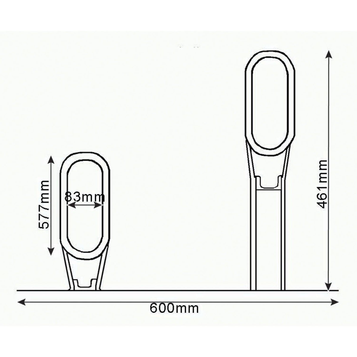 Galvanised Steel Cycle Rack