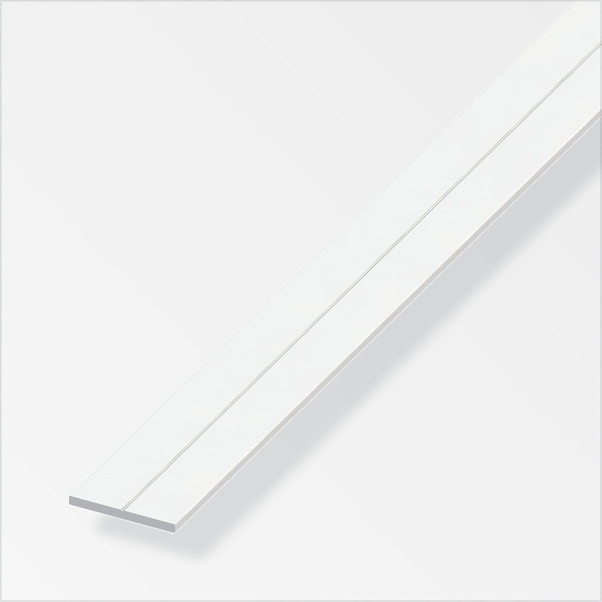 White PVC Flat Bar