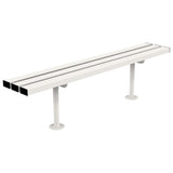 triton-perch-backless-bench-seat-picnic-table-autopa-steel-metal-garden-outdoor-seating-commercial-industrial-park-schools-powder-coated-heavy-duty-weather-resistant-bolt-down-fixed-shopping-centres-flanged