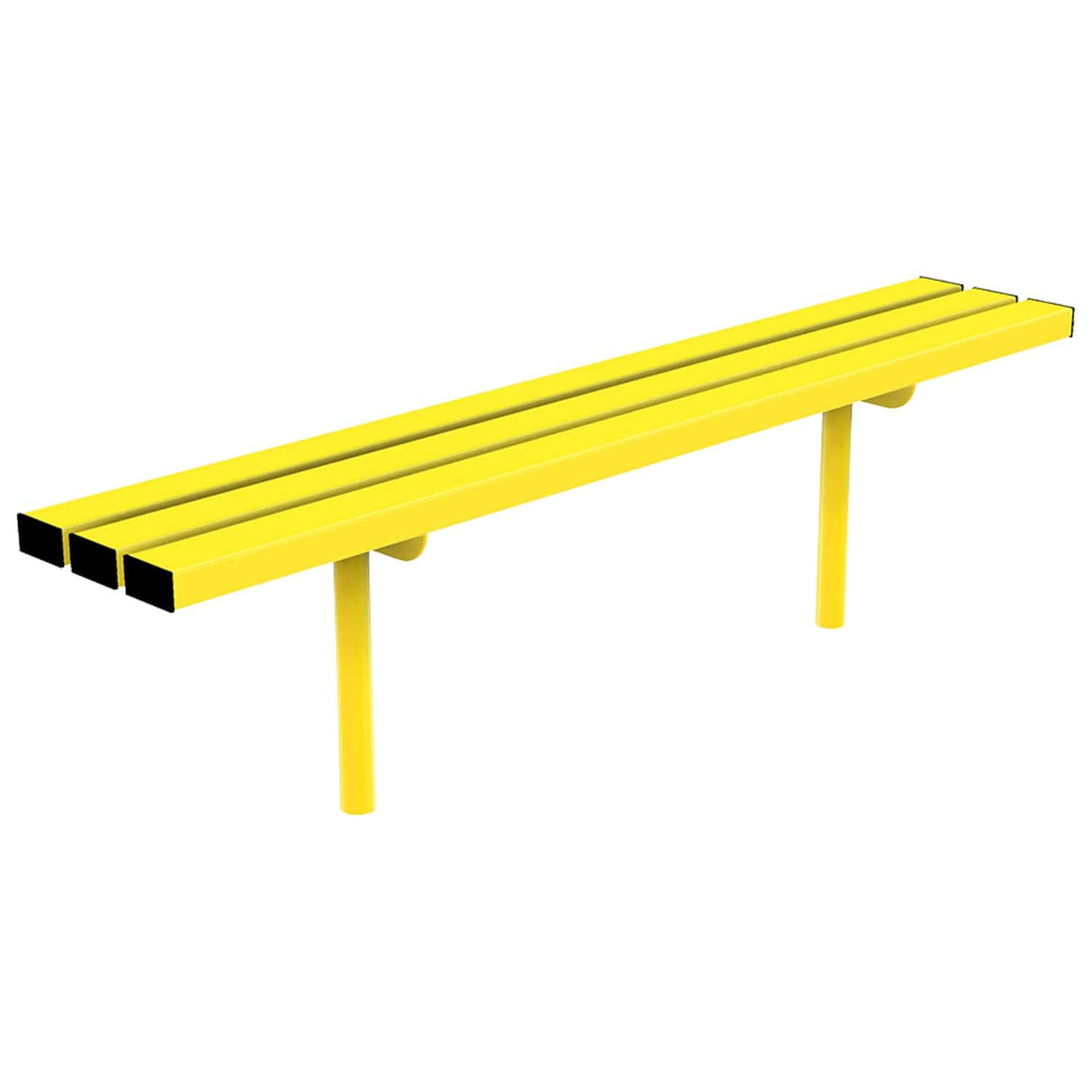 triton-perch-backless-bench-seat-picnic-table-autopa-steel-metal-garden-outdoor-seating-commercial-industrial-park-schools-powder-coated-heavy-duty-weather-resistant-bolt-down-fixed-shopping-centres-flanged