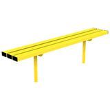 triton-perch-backless-bench-seat-picnic-table-autopa-steel-metal-garden-outdoor-seating-commercial-industrial-park-schools-powder-coated-heavy-duty-weather-resistant-bolt-down-fixed-shopping-centres-flanged