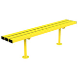 triton-perch-backless-bench-seat-picnic-table-autopa-steel-metal-garden-outdoor-seating-commercial-industrial-park-schools-powder-coated-heavy-duty-weather-resistant-bolt-down-fixed-shopping-centres-flanged