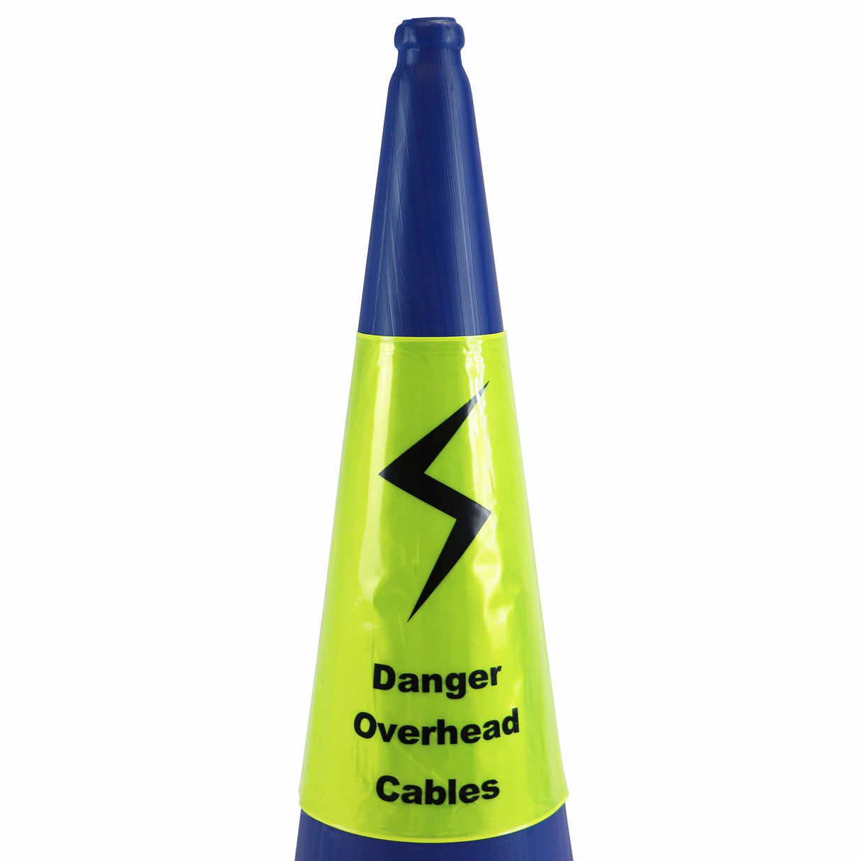 Blue Traffic Cone - 1 Metre 2-Piece