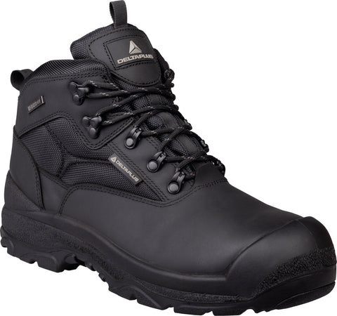 Delta Plus Samy S3 SRC Black Leather Waterproof Safety Work Boots