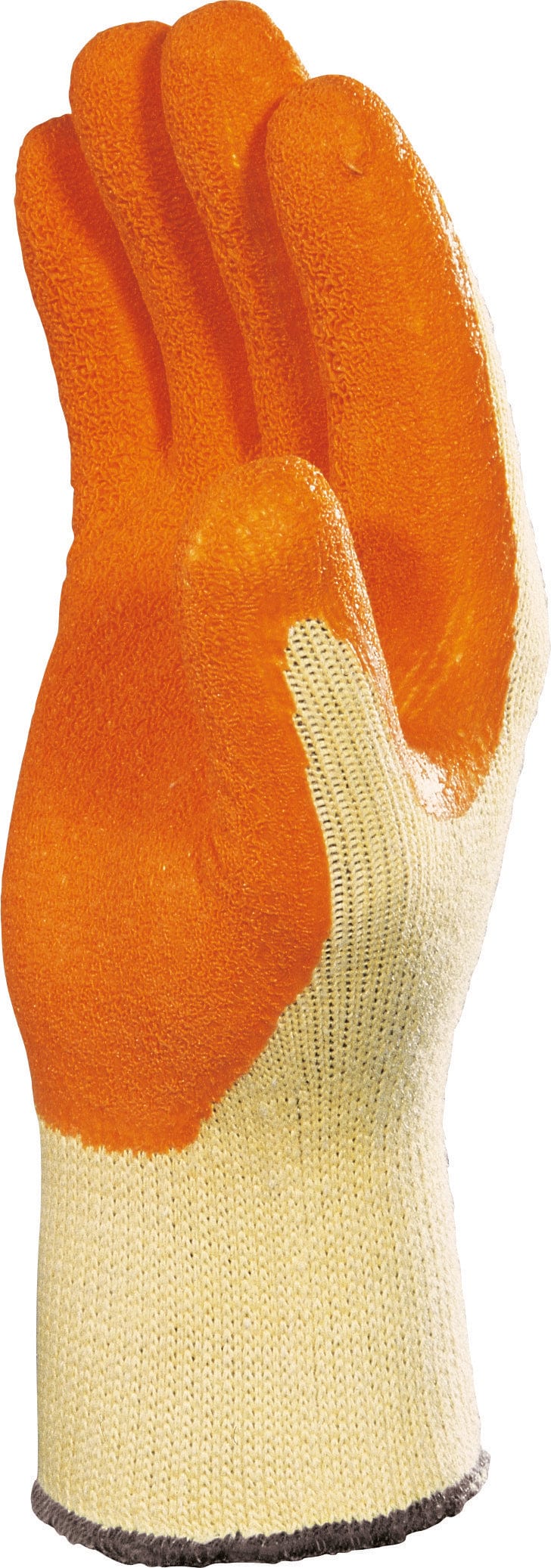 Delta Plus VE730OR Polycotton Latex-Coated General Purpose Gloves - 12 x Pairs
