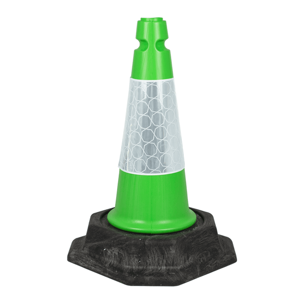 460mm Green Traffic Cones Premium Road Cones Street Solutions UK
