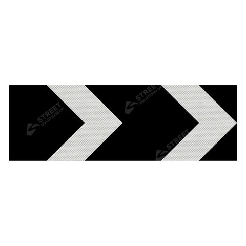515 Black & White Chevron Sign Face | Post & Wall Mounted