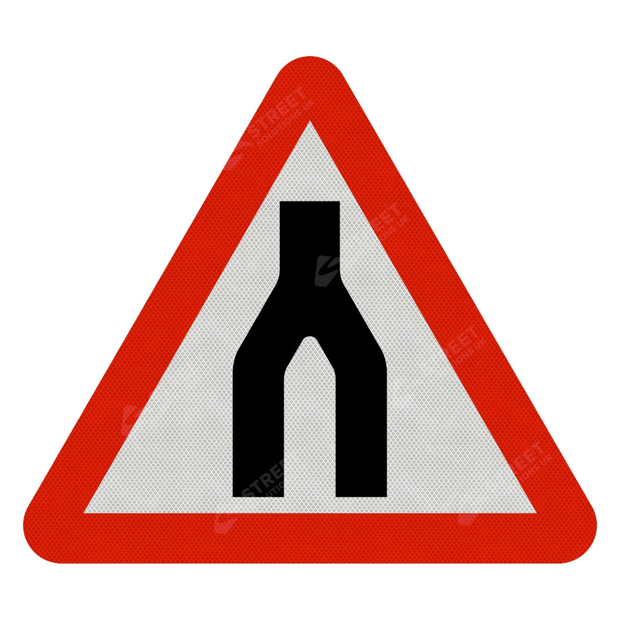 Dual Carriageway Ends Sign Face