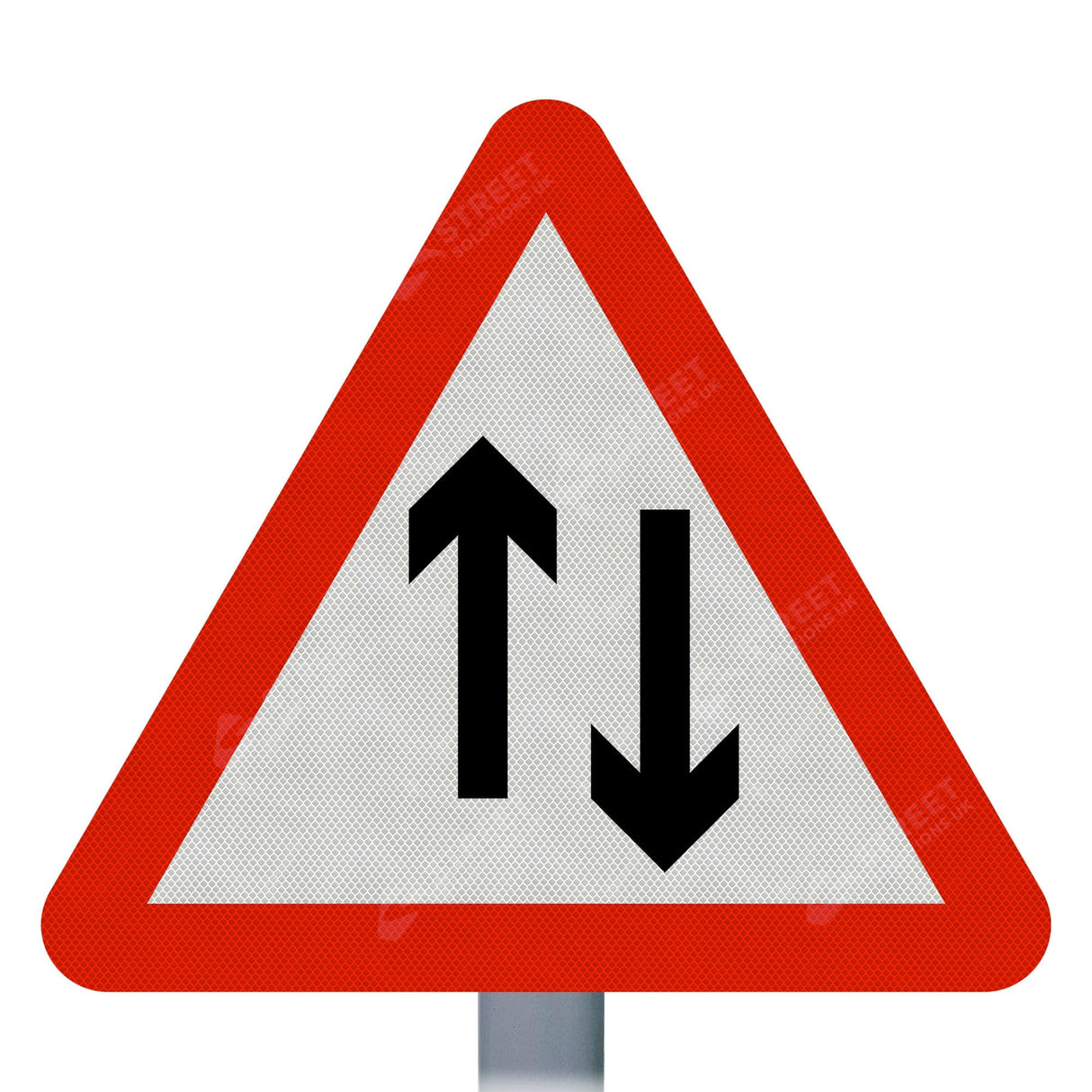 Two Way Traffic Sign Face