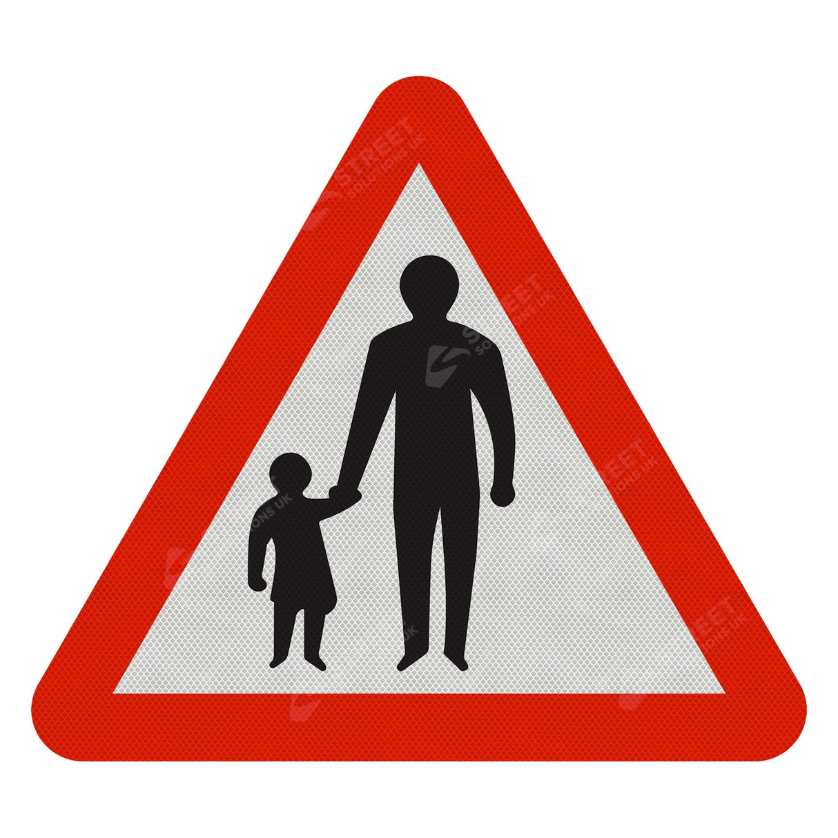 544.1 People In The Road Sign Face | Post & Wall Mounted