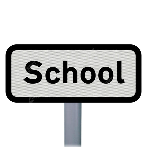 School Plate Sign