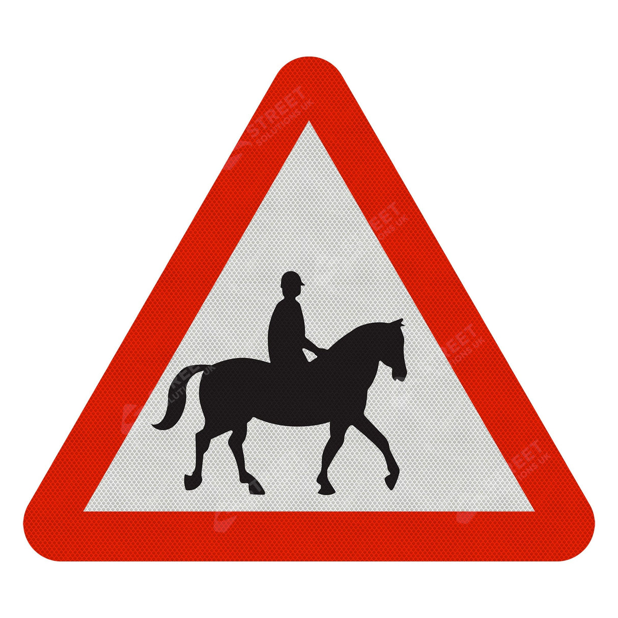 Horses Road Sign Face