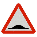 Speed Bumps Ahead Sign Face