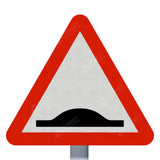 Speed Bumps Ahead Sign Face