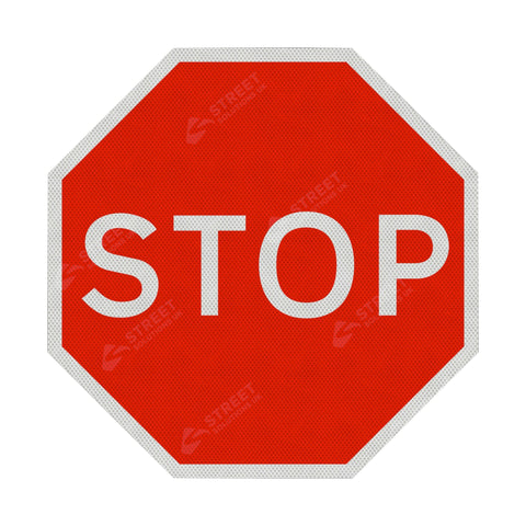 Red STOP Sign Face
