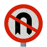 No U-Turn Sign Face