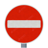 No Entry Sign Face