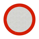 Vehicles Prohibited Sign Face